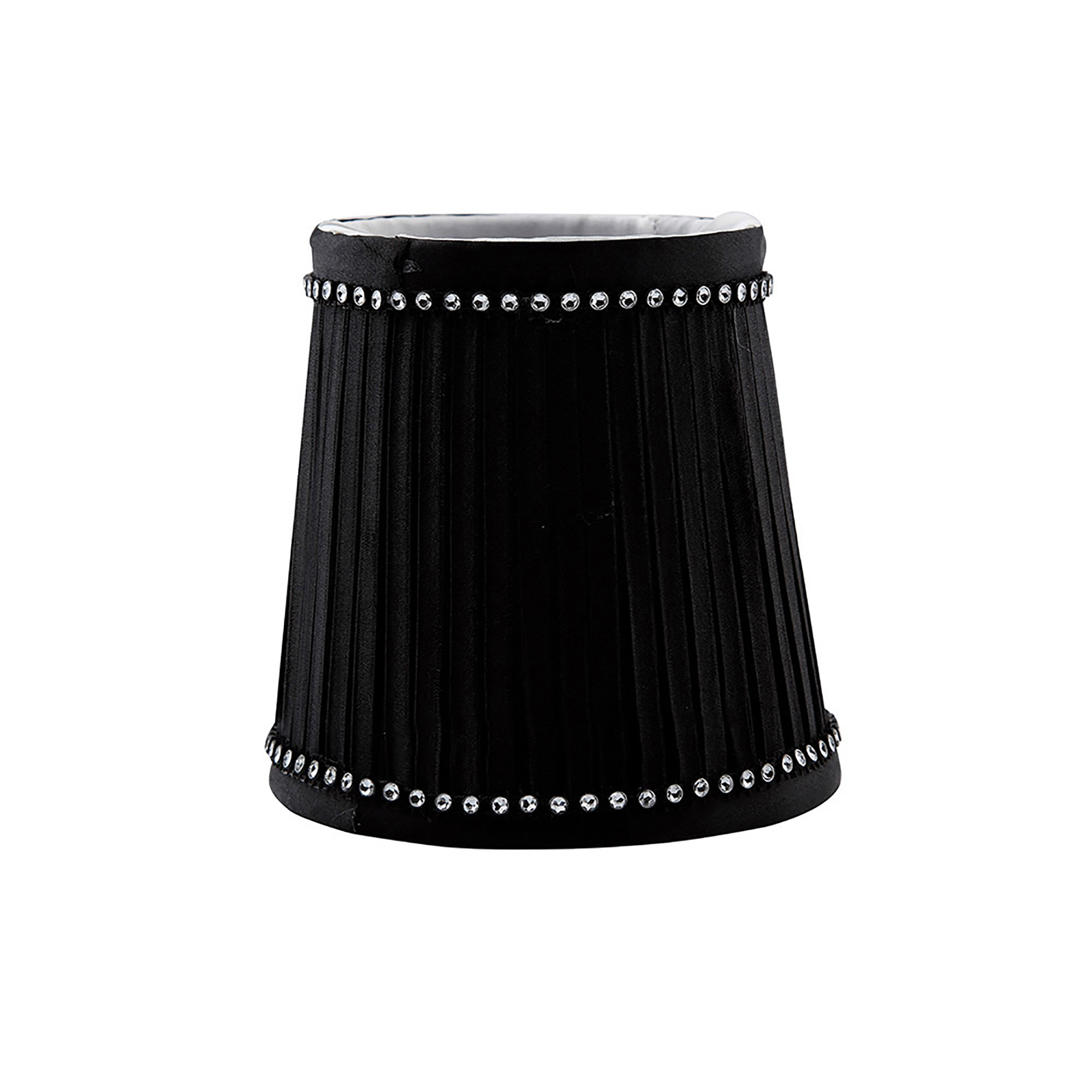 ILS10641  Rada 11cm Clip-On Fabric Shade Black